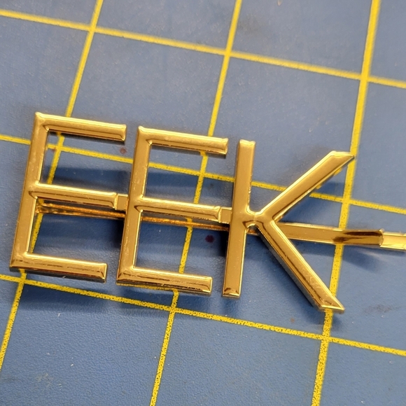 EEK  -  Hair Pin Barette Gold Tone - Picture 1 of 1